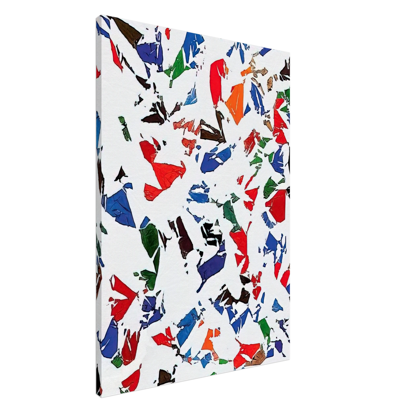 Simon Hantai - Blancs - 1973 Canvas - 20x30 cm / 8x12 inches-canvas