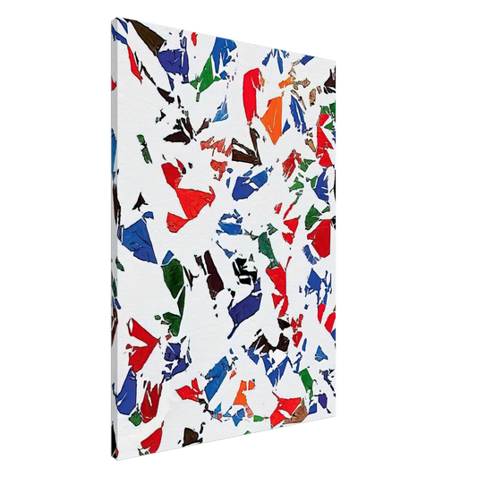 Simon Hantai - Blancs - 1973 Canvas - 20x30 cm / 8x12 inches-canvas