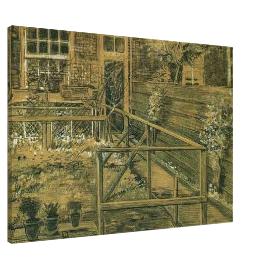 Vincent van Gogh - Sien's Mother's House, Closer View Canvas - 20x30 cm / 8x12 inches-canvas