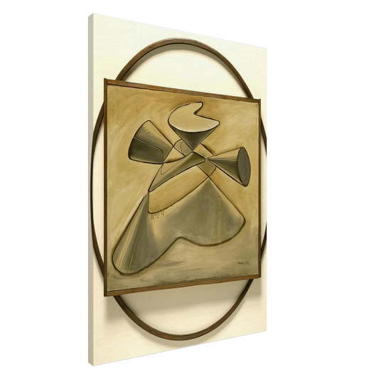 Man Ray - SHAKESPEAREAN EQUATION KING LEAR Canvas - 20x30 cm / 8x12 inches-canvas