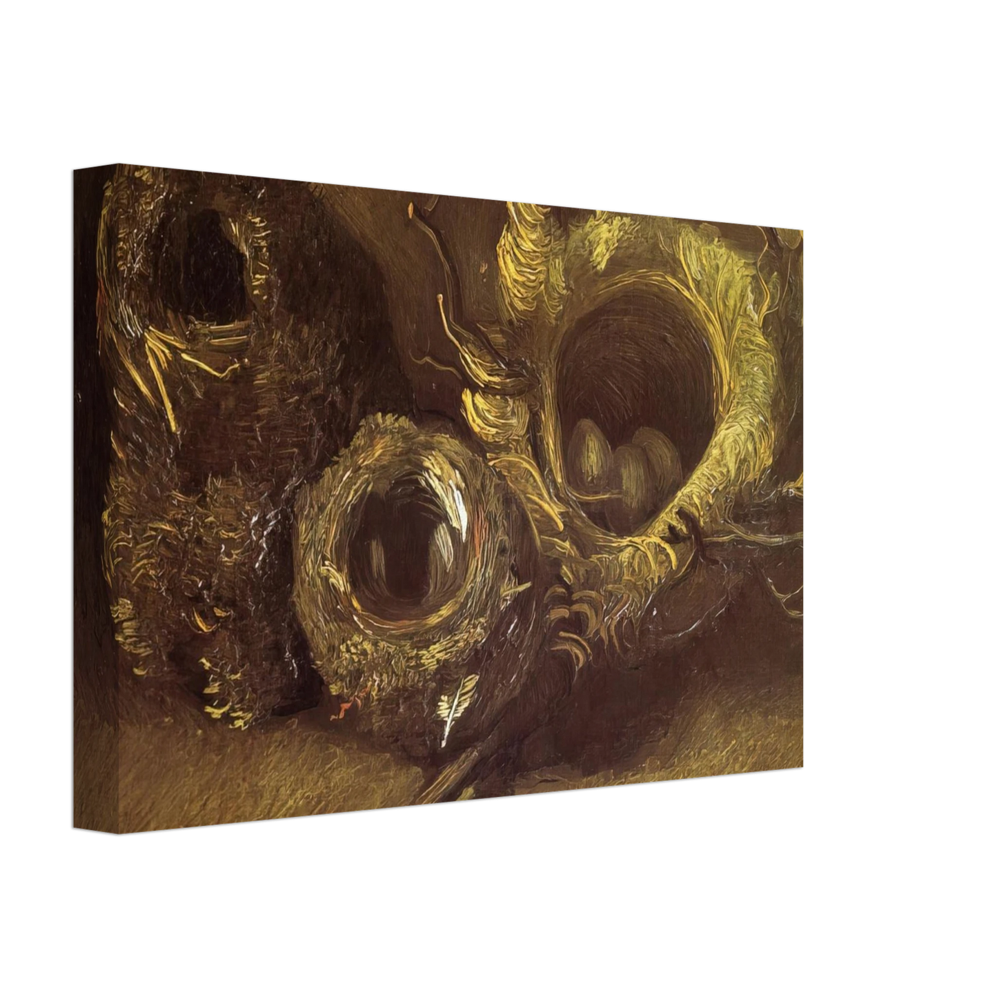 Vincent van Gogh - Still Life with Three Birds Nests Canvas - 70x100 cm / 28x40 inches-canvas