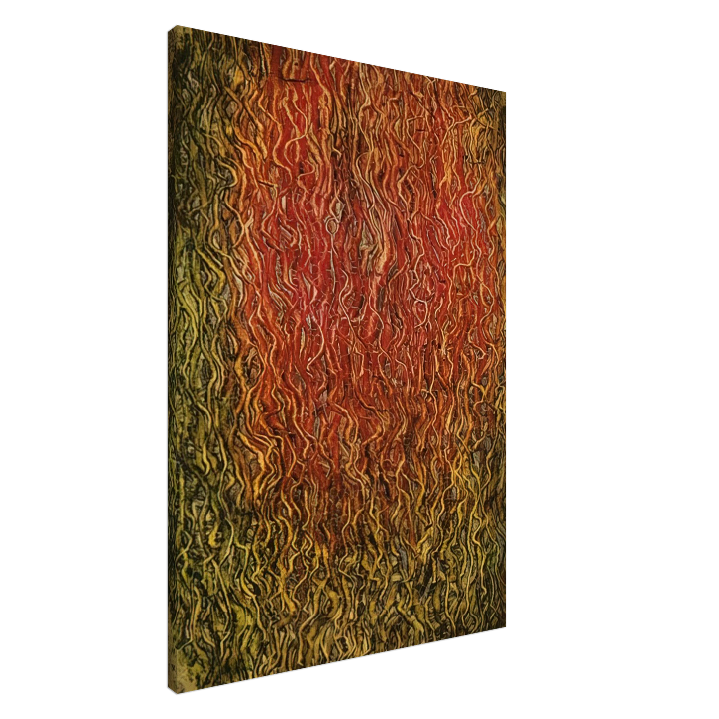 Simon Hantai - Untitled - Surrealism, Tachisme Canvas - 20x30 cm / 8x12 inches-canvas