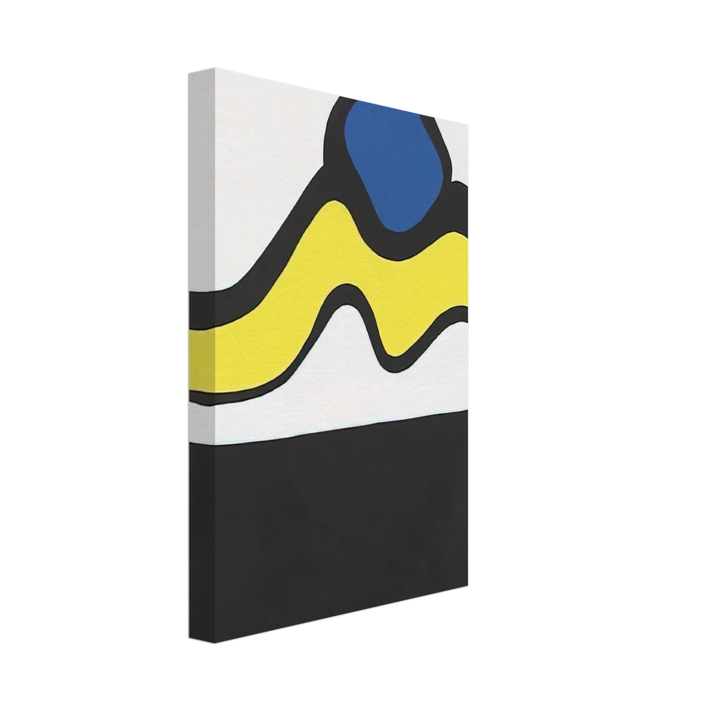 Nicholas Krushenick - Untitled - 1961 Canvas - 40x60 cm / 16x24 inches-canvas