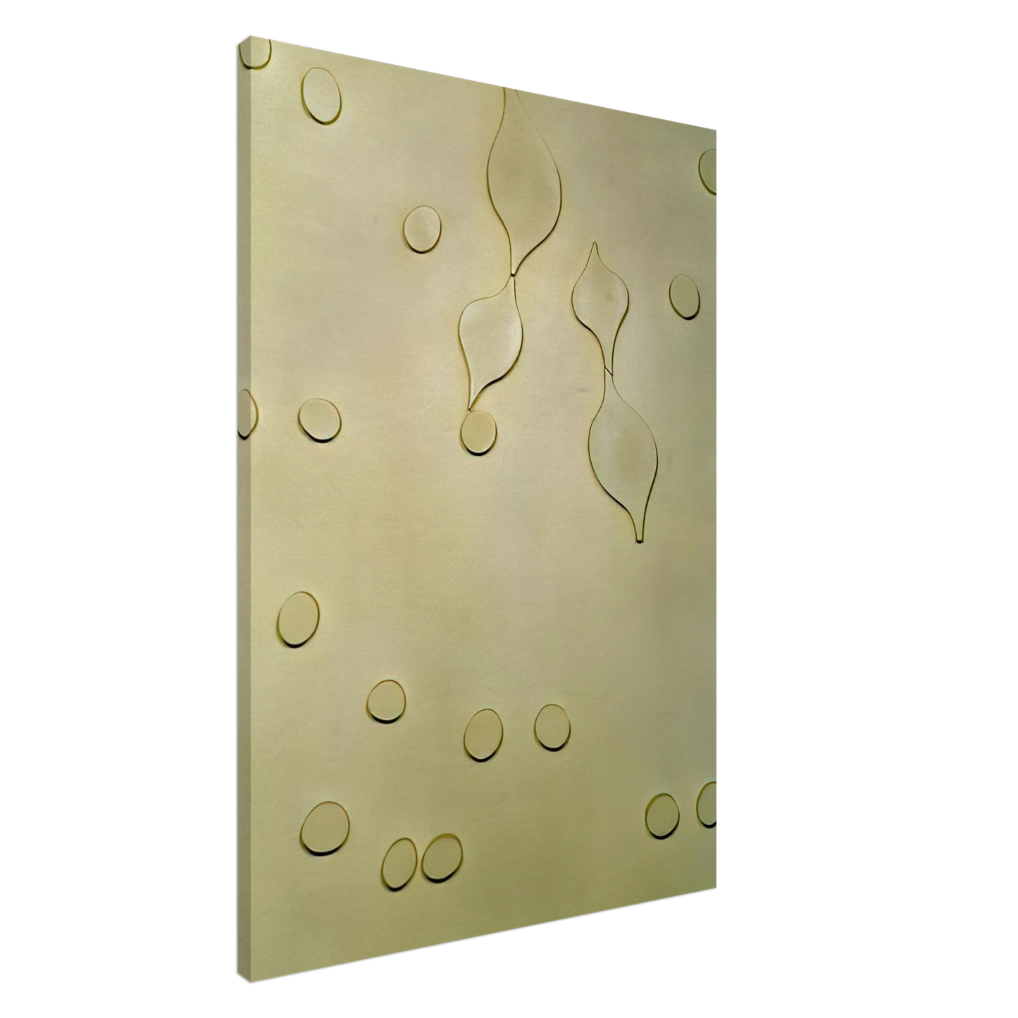 Jean Arp - Leafage and Drops Canvas - 20x30 cm / 8x12 inches-canvas