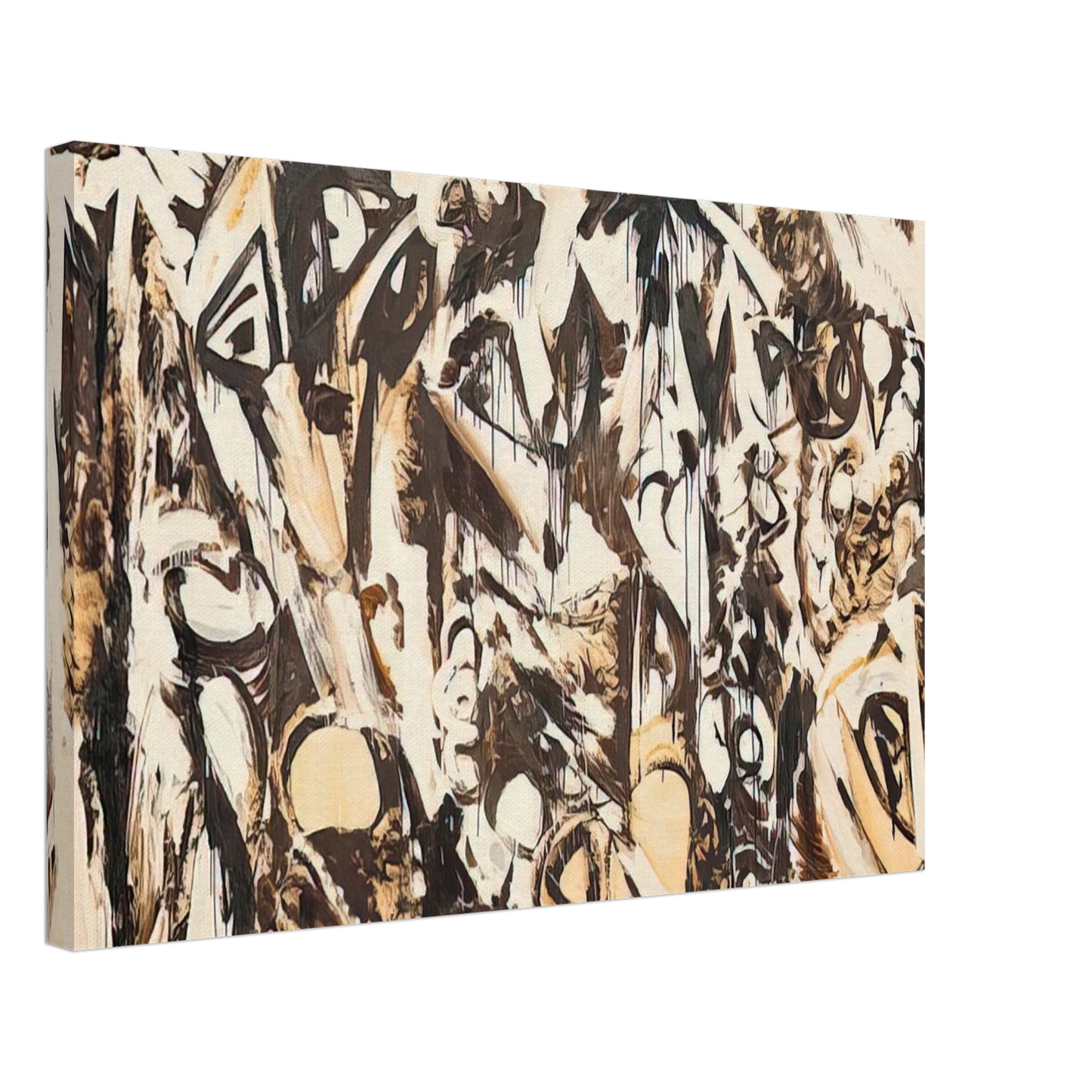 Lee Krasner - Cool White Canvas - 70x100 cm / 28x40 inches-canvas