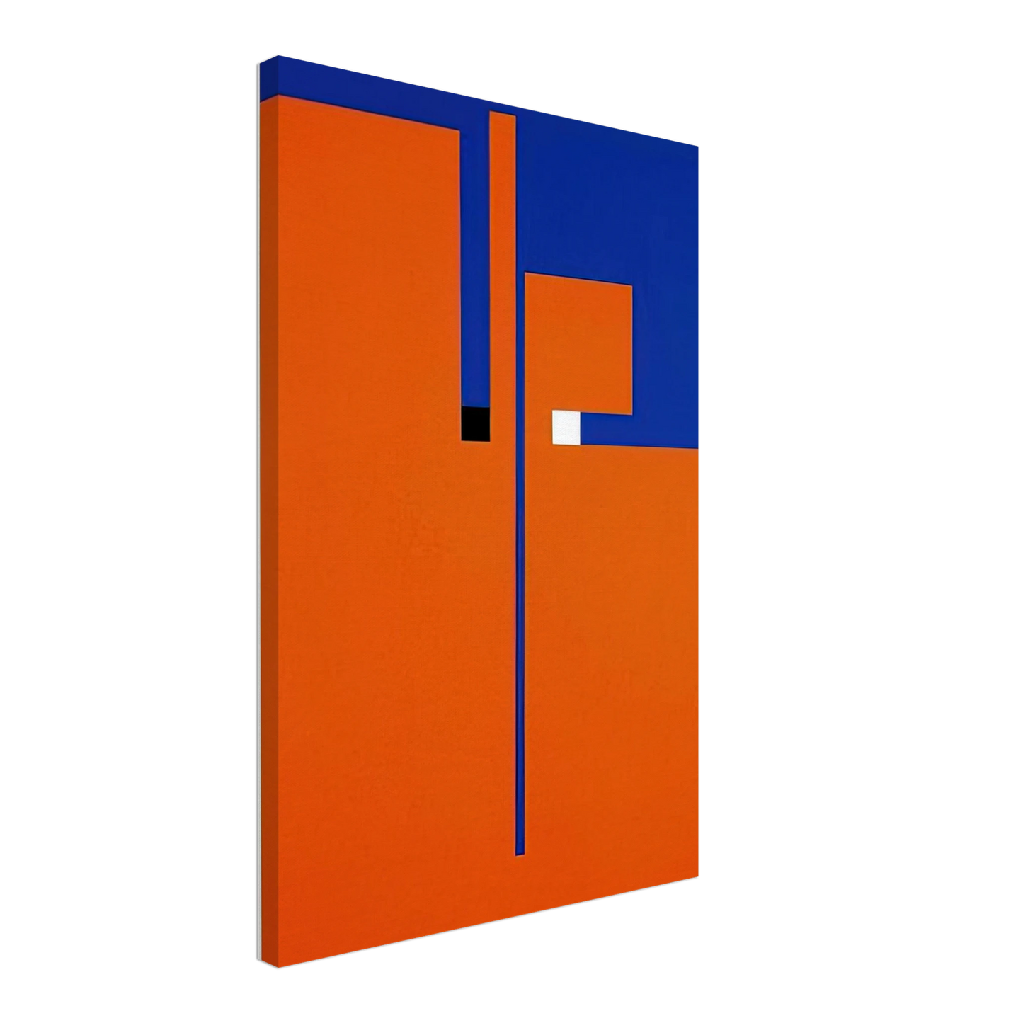 Bruno Munari - Tribute to Santomaso - Concretism Canvas - 70x100 cm / 28x40 inches-canvas