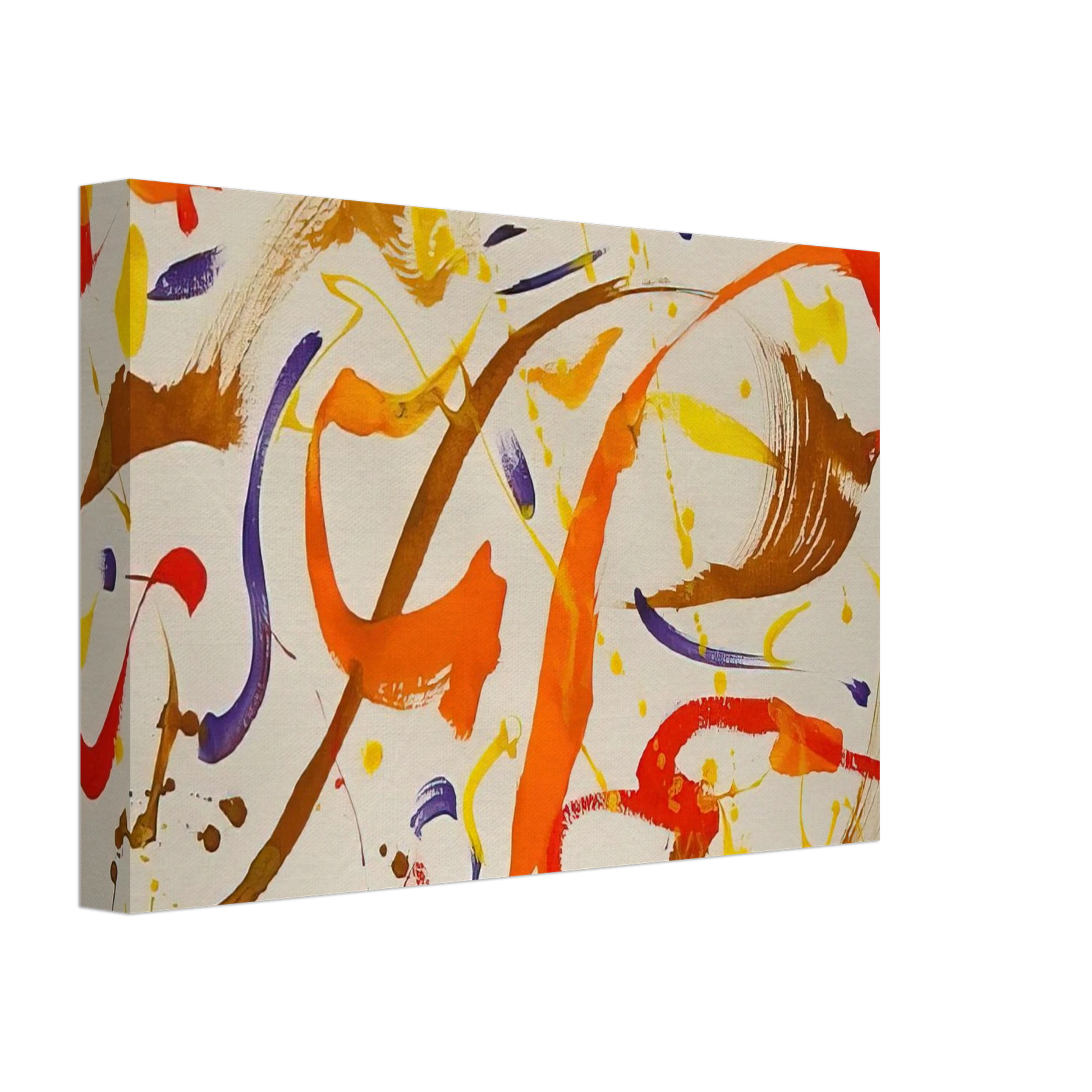 Alexander Liberman - Untitled Abstract - 1975 Canvas - 70x100 cm / 28x40 inches-canvas