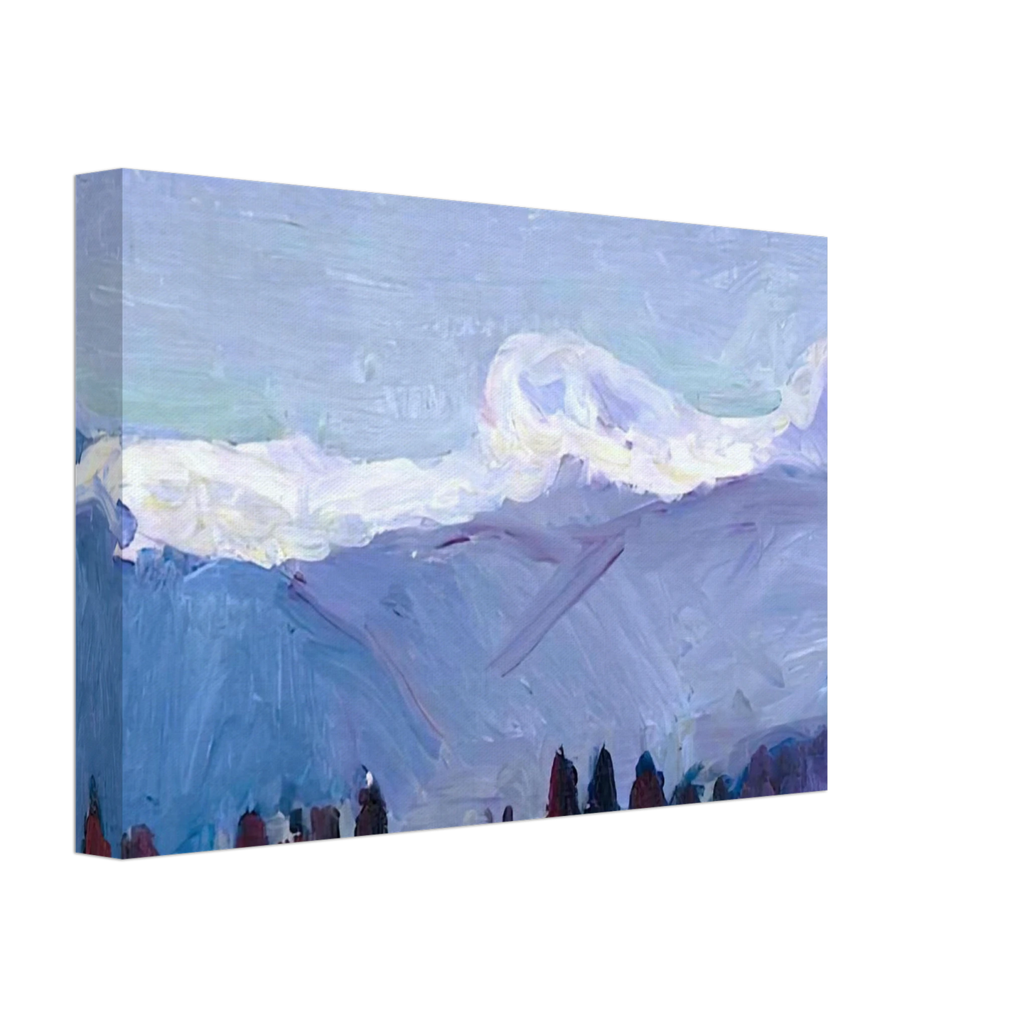 Henri Matisse - GREEN NEEDLES ON THE CROSS JAVERNAZ 1901 Canvas - 70x100 cm / 28x40 inches-canvas