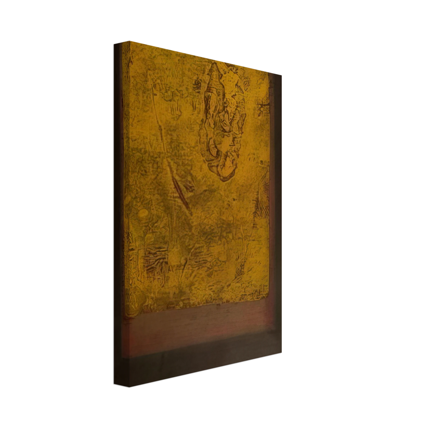 Hiroyuki Tajima - Evidence A - 1963 Canvas - 40x60 cm / 16x24 inches-canvas