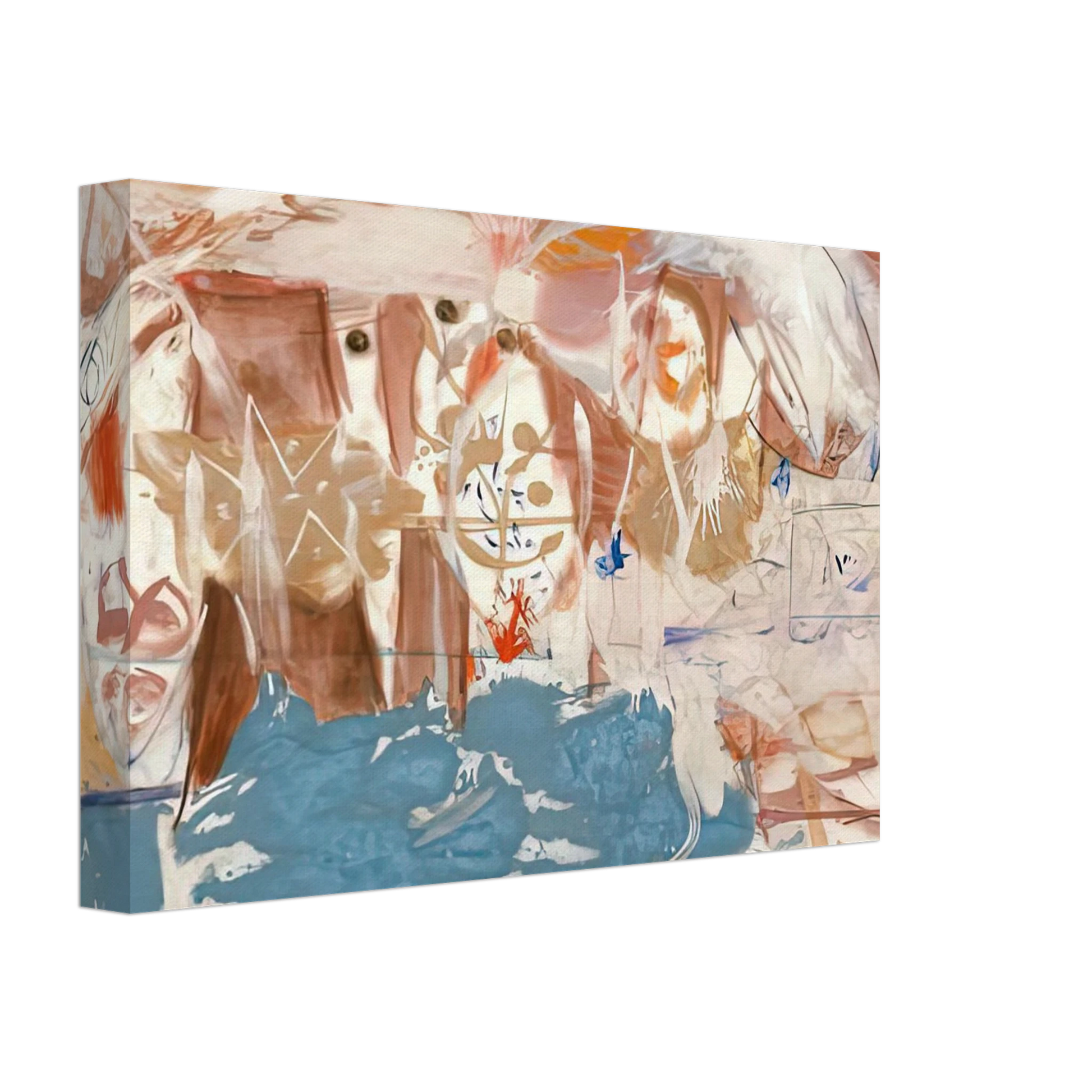 Helen Frankenthaler - Dawn After the Storm, 1957- Canvas - 70x100 cm / 28x40 inches-canvas