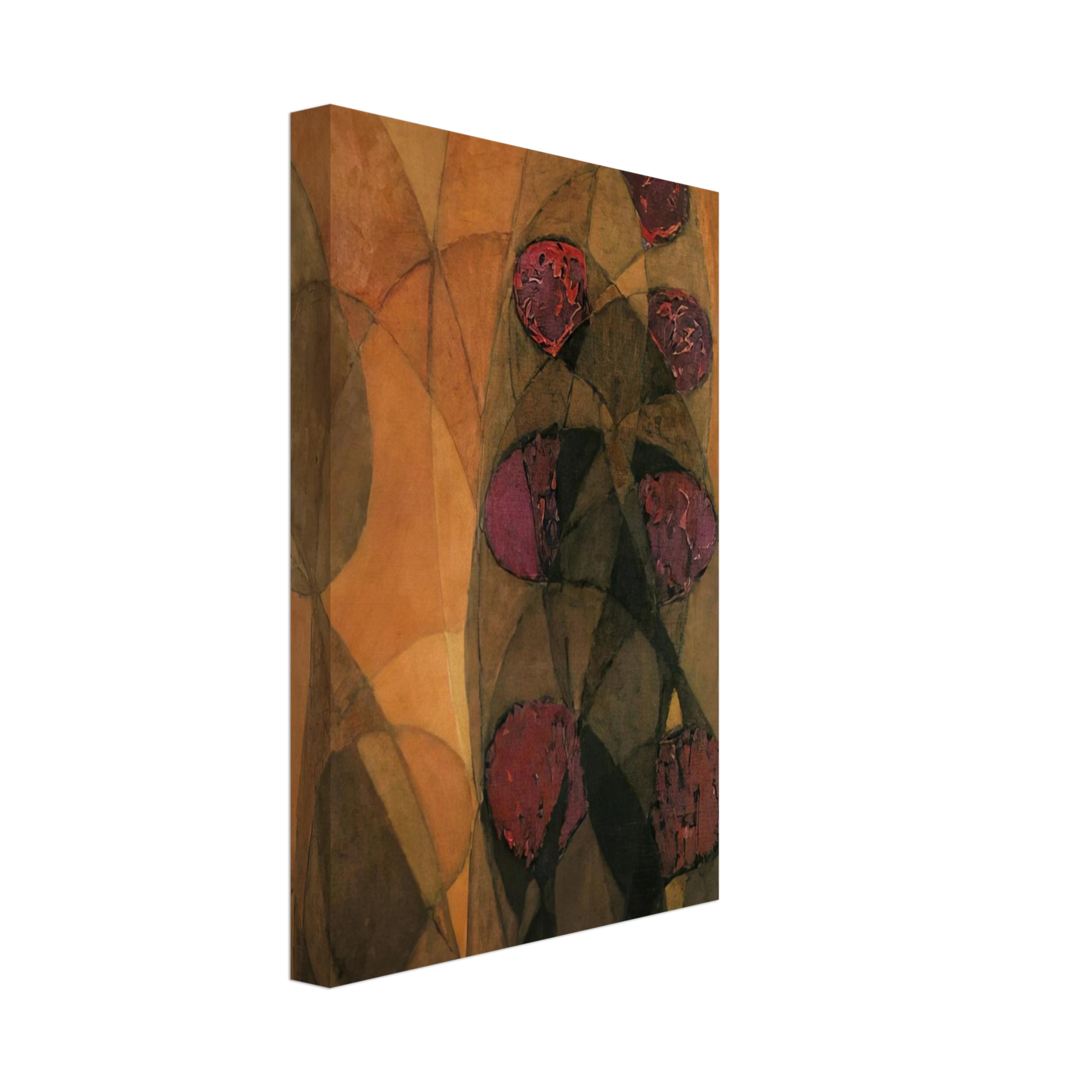 Frantisek Kupka - Warm Chromatics Canvas - 70x100 cm / 28x40 inches-canvas