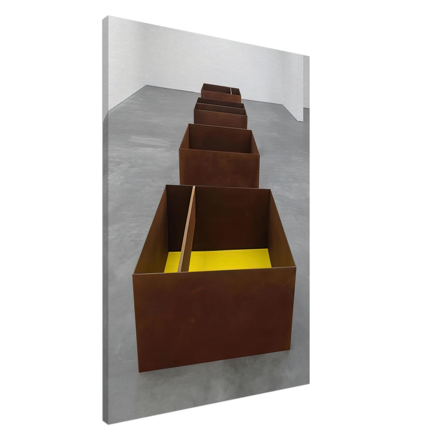 Donald Judd - Untitled JUDDO0511-JUDDO0514 - 1989 Canvas - 20x30 cm / 8x12 inches-canvas