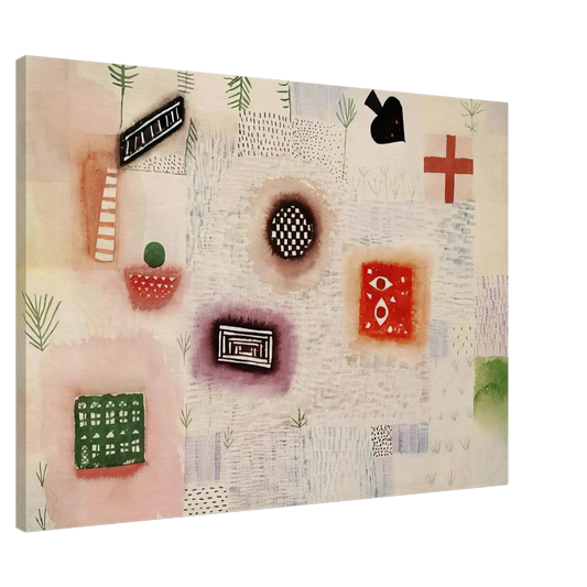 Paul Klee - PLACE SIGNS 1926 Canvas - 20x30 cm / 8x12 inches-canvas