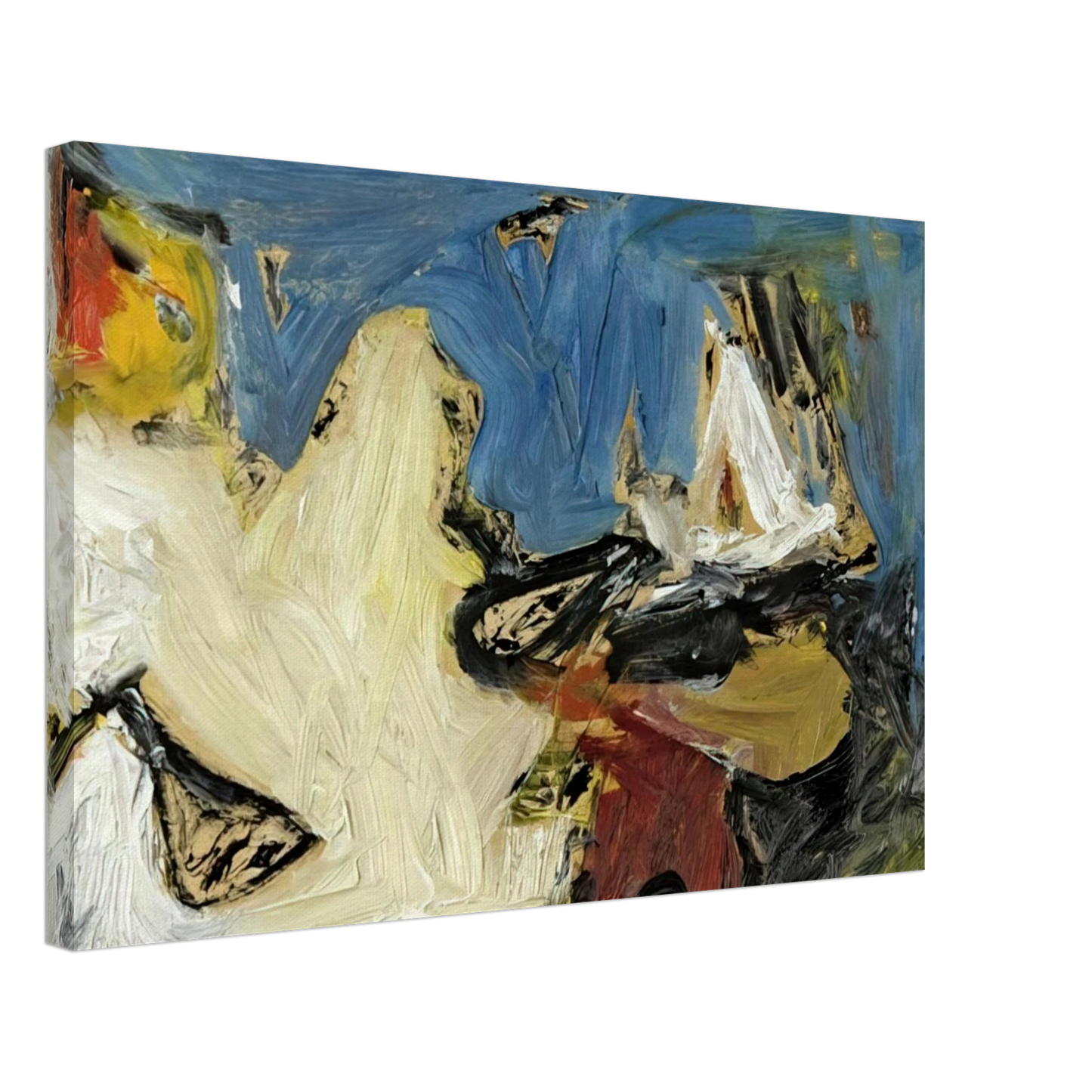Milton Resnick - PAINTING I 1957 Canvas - 70x100 cm / 28x40 inches-canvas