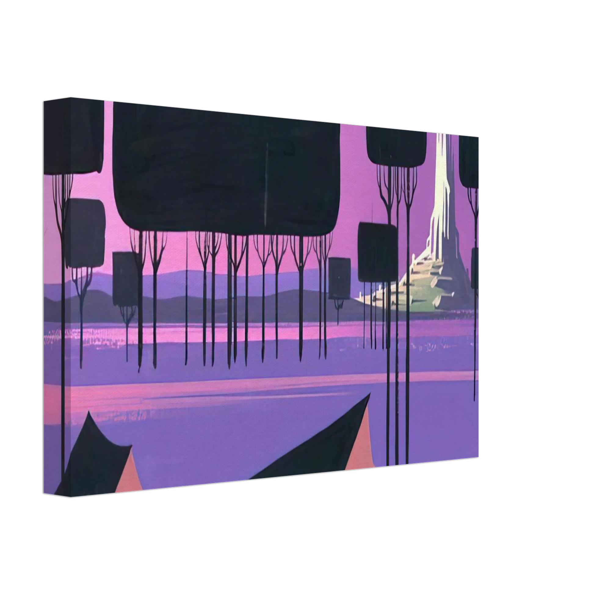 Eyvind Earle - Sleeping Beauty Canvas - 70x100 cm / 28x40 inches-canvas