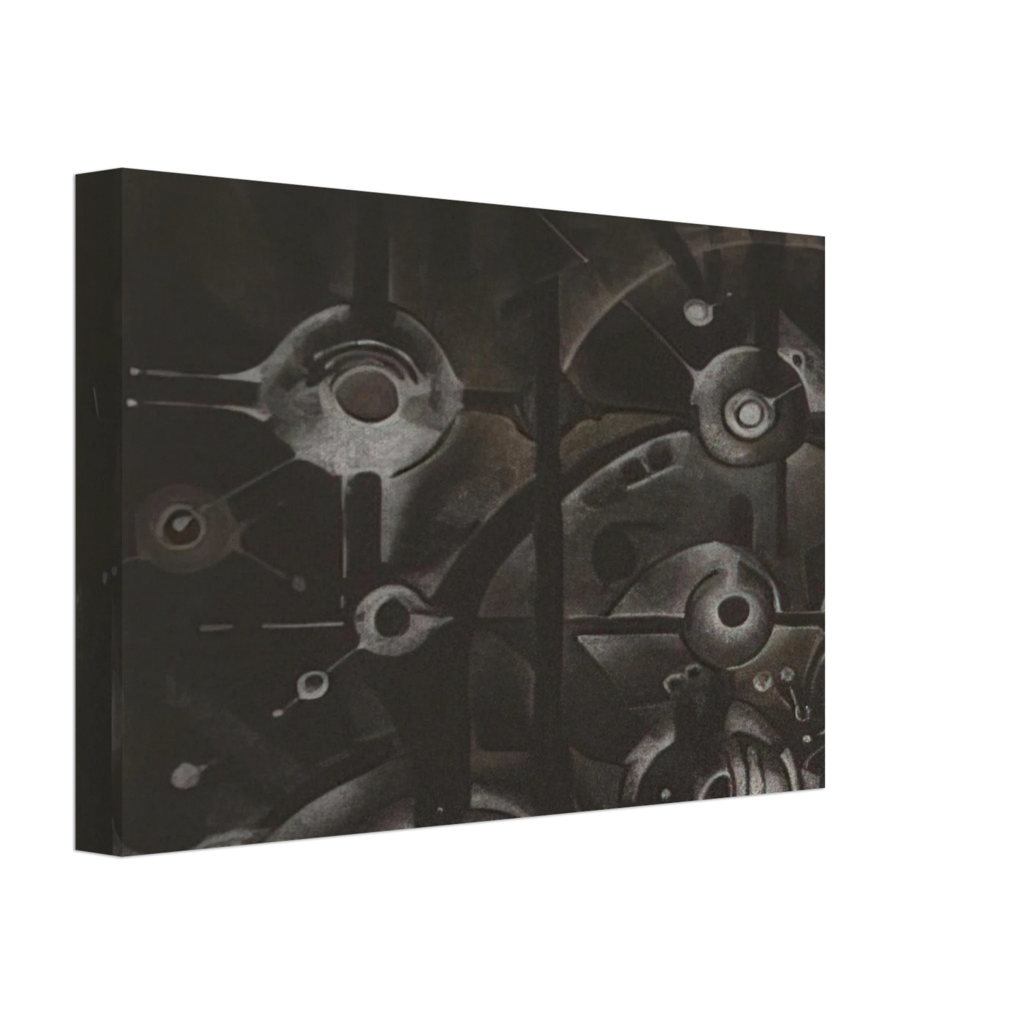 Lee Bontecou - UNTITLED 1998 Canvas - 40x60 cm / 16x24 inches-canvas