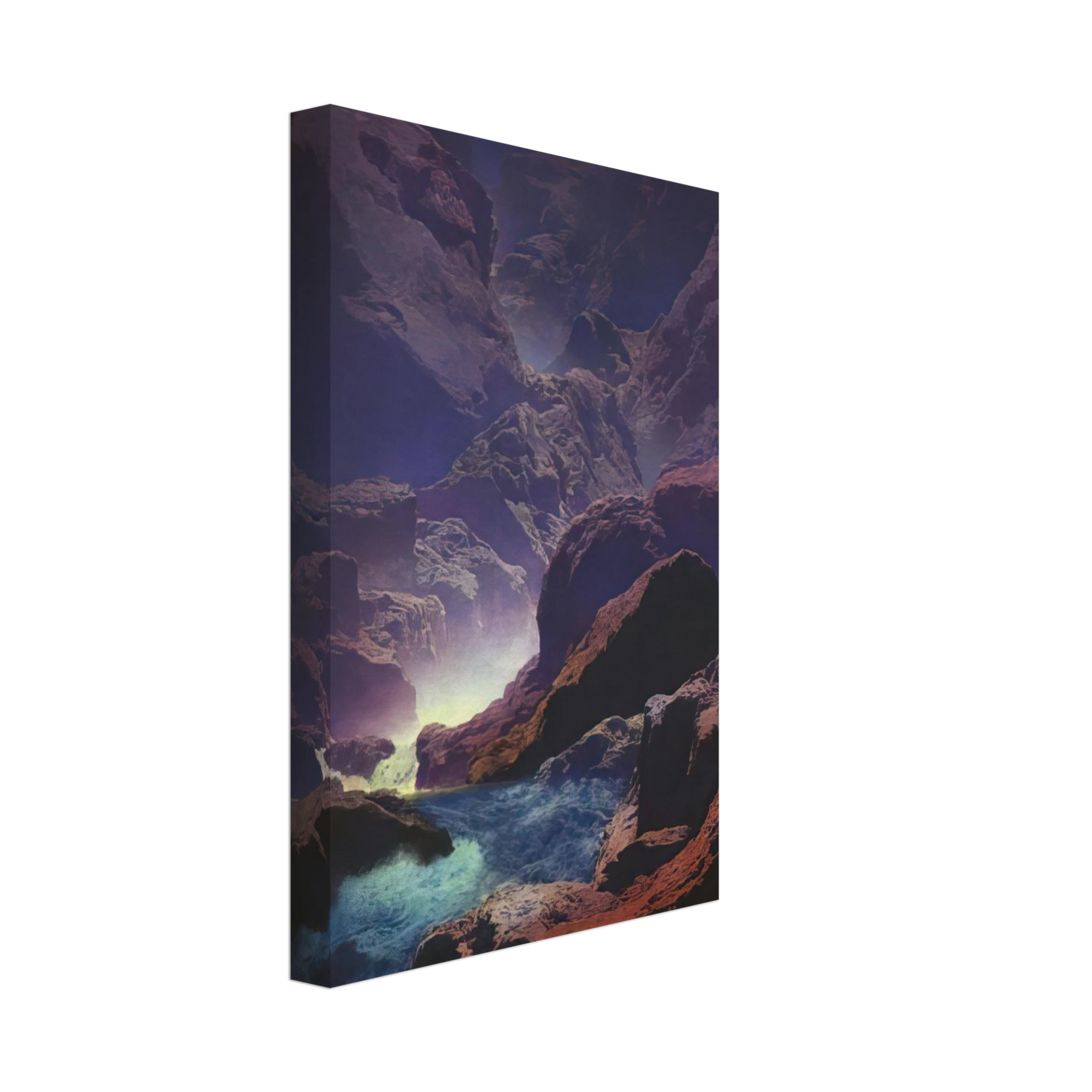 Maxfield Parrish - Moonlight Canvas - 40x60 cm / 16x24 inches-canvas