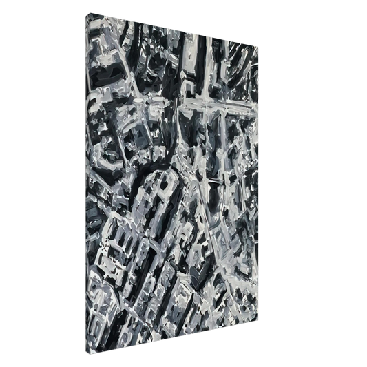 Gerhard Richter - TOWNSCAPE PL 1970 1 Canvas - 20x30 cm / 8x12 inches-canvas