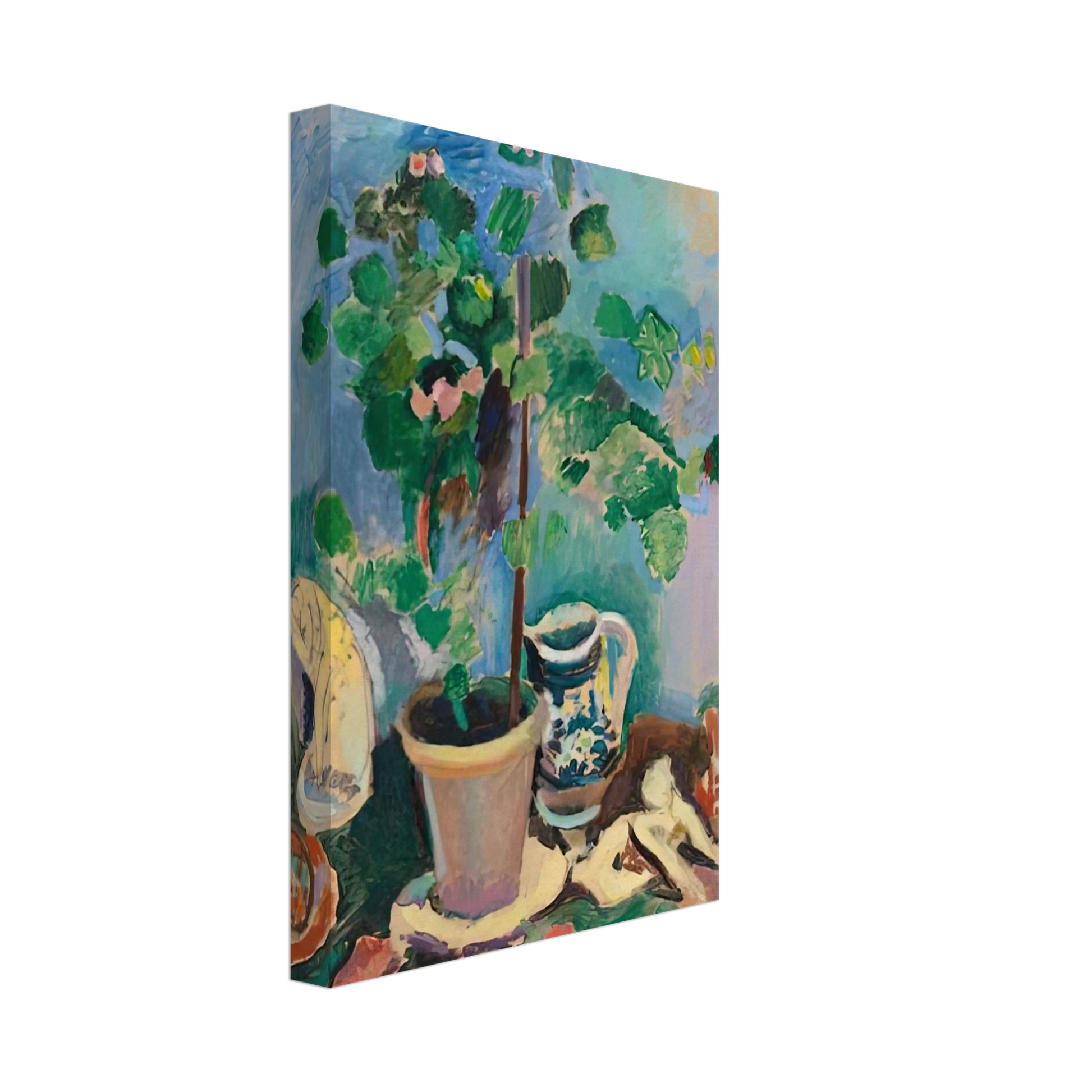 Henri Matisse - THE GERANIUM 1906 Canvas - 40x60 cm / 16x24 inches-canvas