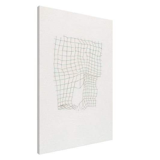 Gego - Reticularea - 1973 Canvas - 20x30 cm / 8x12 inches-canvas