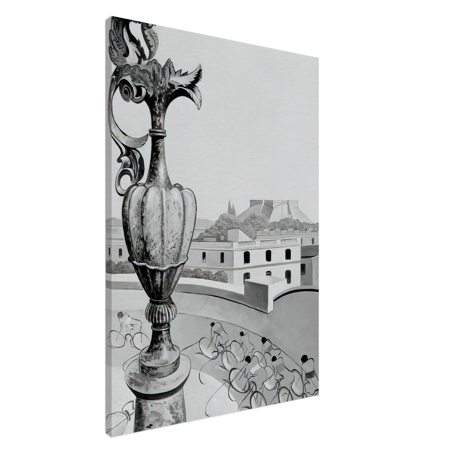 Man Ray - OPTICAL HOPES AND ILLUSIONS Canvas - 20x30 cm / 8x12 inches-canvas