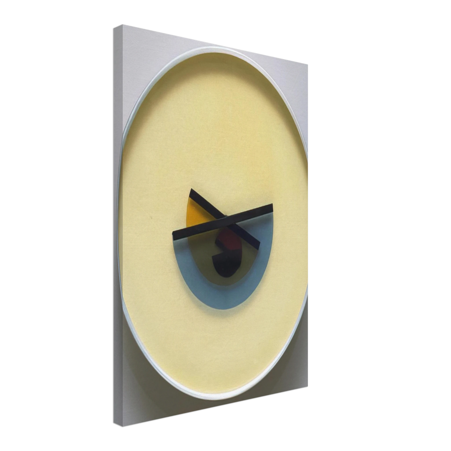 Bruno Munari - L'Ora X Clock - 1945 Canvas - 40x60 cm / 16x24 inches-canvas