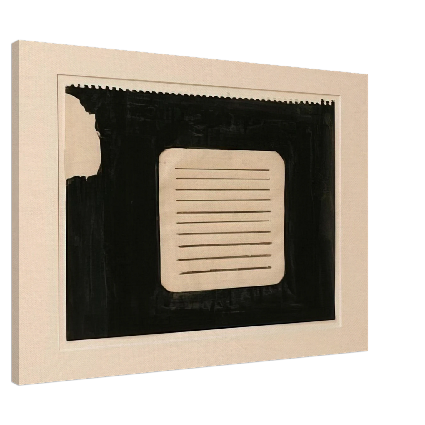 Donald Judd - Untitled - 1962 Canvas - 20x30 cm / 8x12 inches-canvas