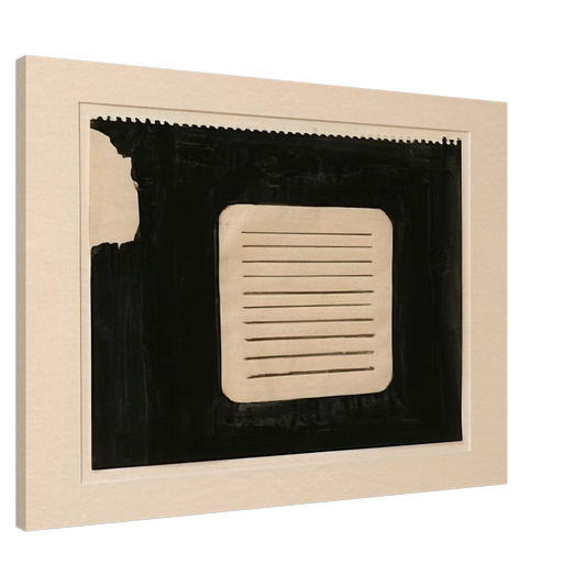 Donald Judd - Untitled - 1962 Canvas - 20x30 cm / 8x12 inches-canvas