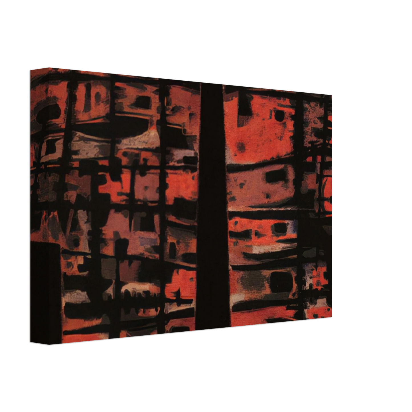 Alfred Manessier - La Sixieme Heure - 1958 Canvas - 40x60 cm / 16x24 inches-canvas