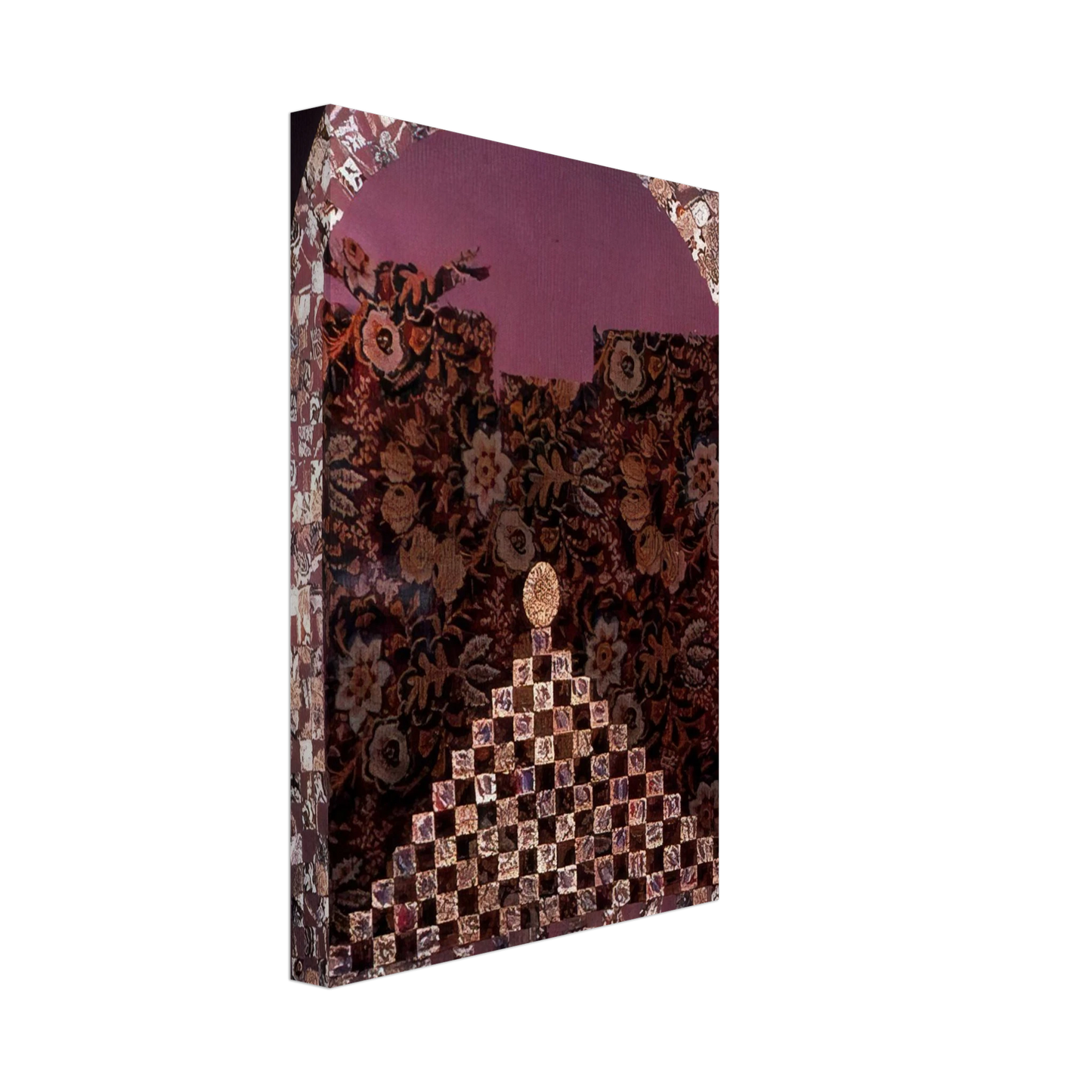 Miriam Schapiro - Shrine for the Egg - PD Pattern and Decoration Canvas - 70x100 cm / 28x40 inches-canvas