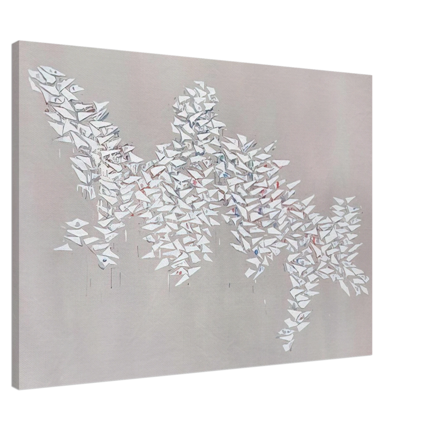 Robert Goodnough - Motion II - 1981 Canvas - 20x30 cm / 8x12 inches-canvas