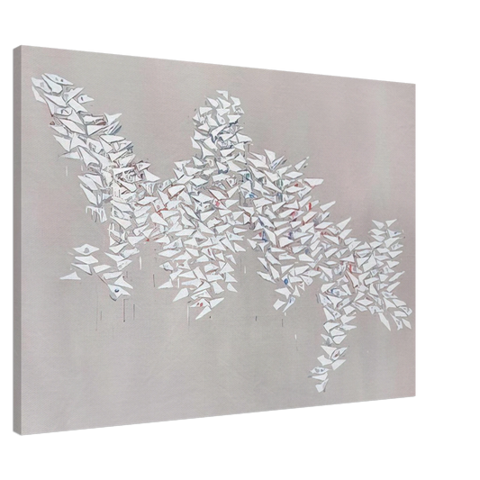 Robert Goodnough - Motion II - 1981 Canvas - 20x30 cm / 8x12 inches-canvas