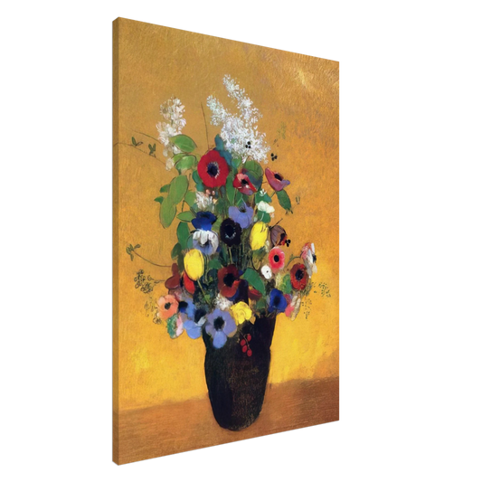 Odilon Redon - FLOWERS 2 Canvas - 20x30 cm / 8x12 inches-canvas
