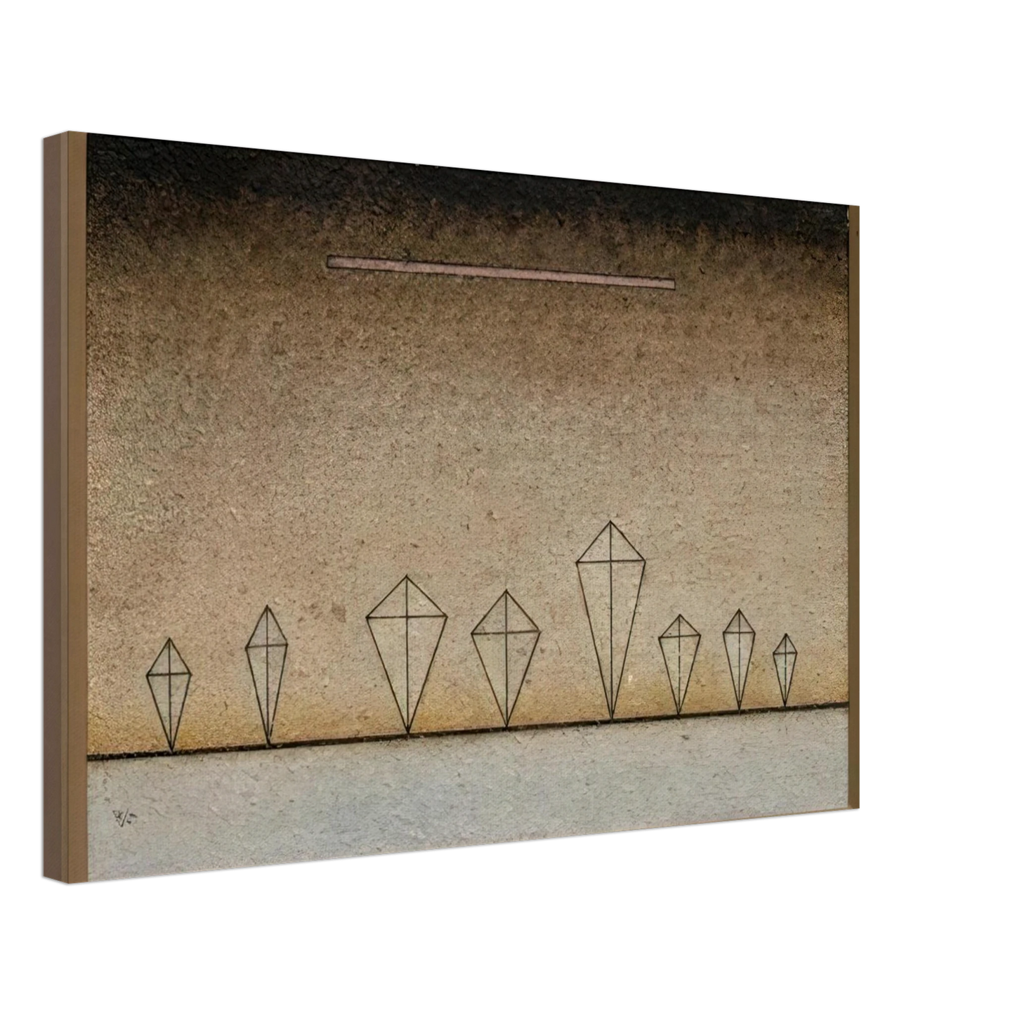 Wassily Kandinsky - EIGHT TIMES 1929 Canvas - 40x60 cm / 16x24 inches-canvas