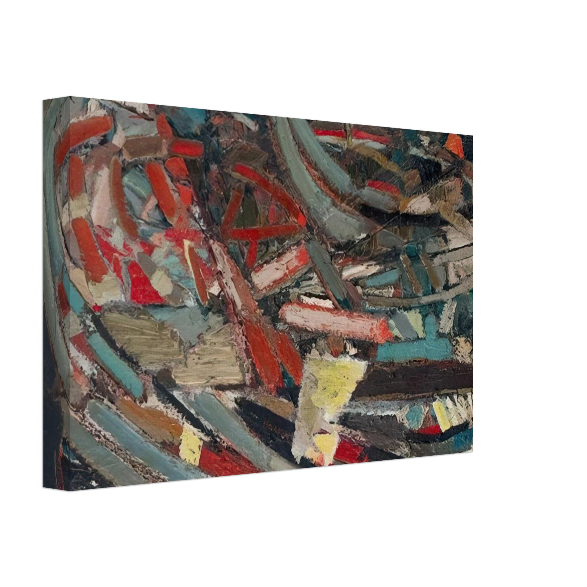 Nicolas de Stael - Composition - 1947 Canvas - 40x60 cm / 16x24 inches-canvas