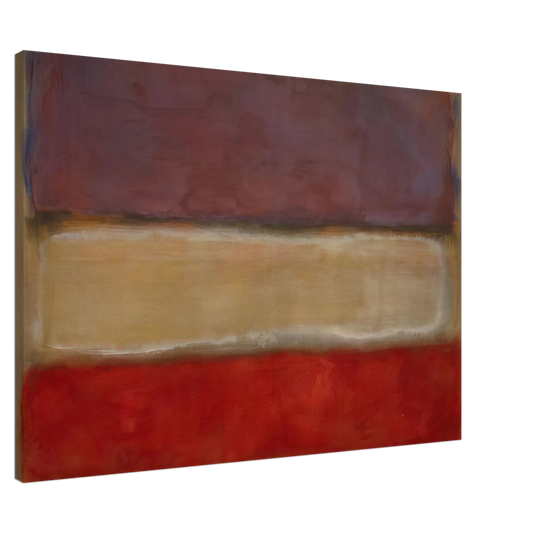Mark Rothko - Untitled Purple, White, and Red - 1953 Canvas - 20x30 cm / 8x12 inches-canvas