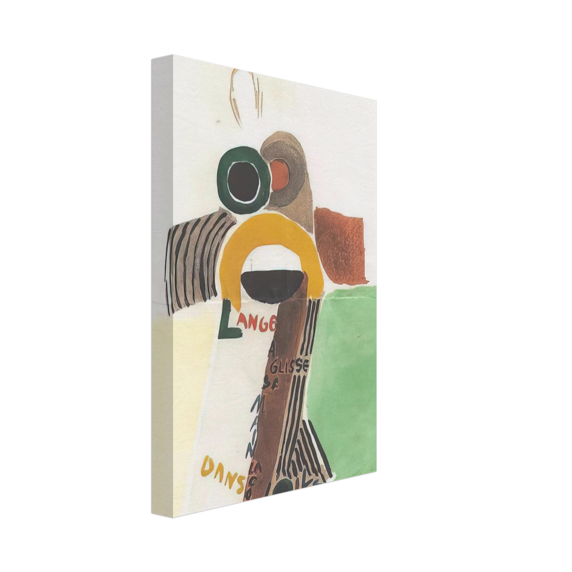 Sonia Delaunay - ROBE POEME L ANGE A GLISSE 1922 Canvas - 70x100 cm / 28x40 inches-canvas