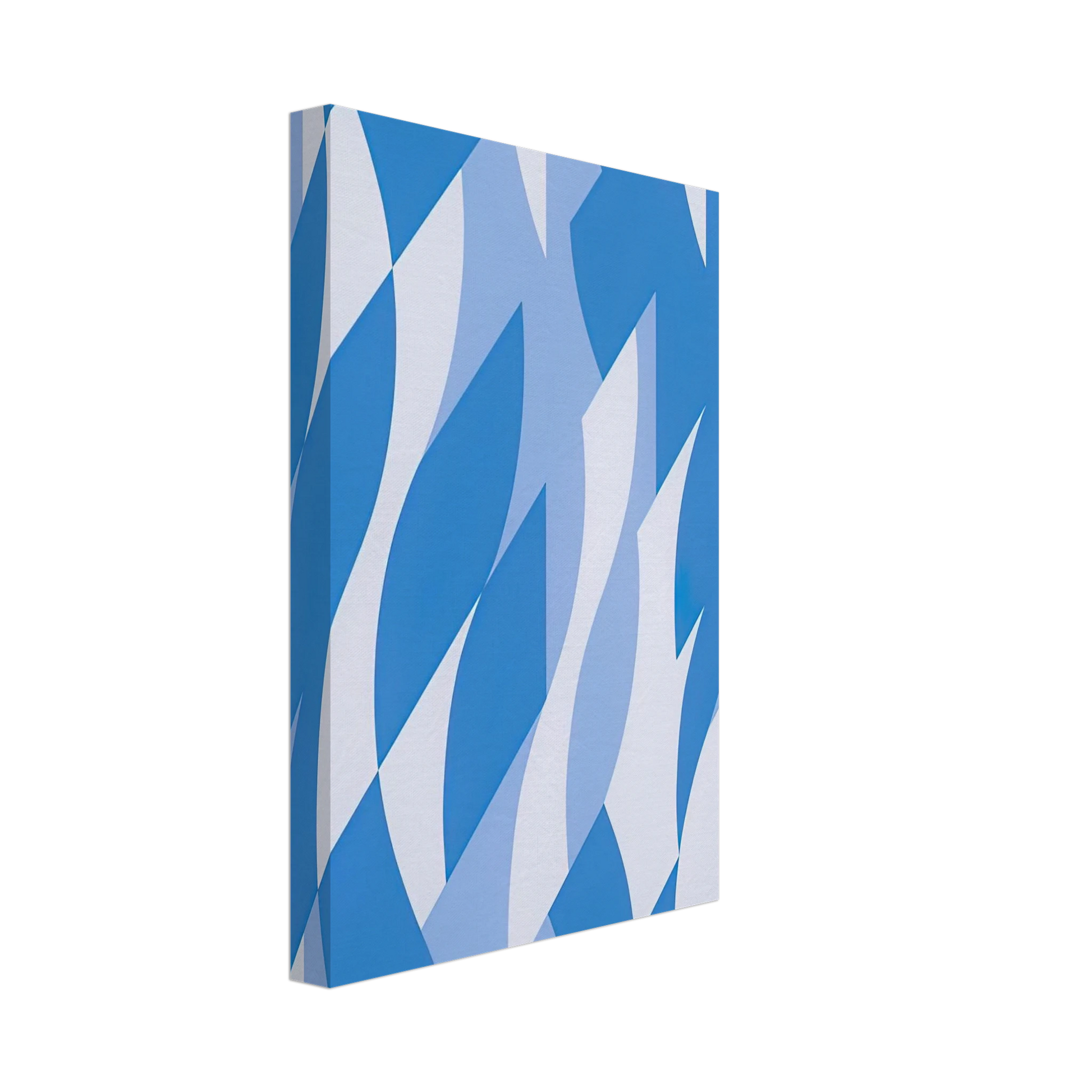 Bridget Riley - TWO BLUES 2003 Canvas - 70x100 cm / 28x40 inches-canvas