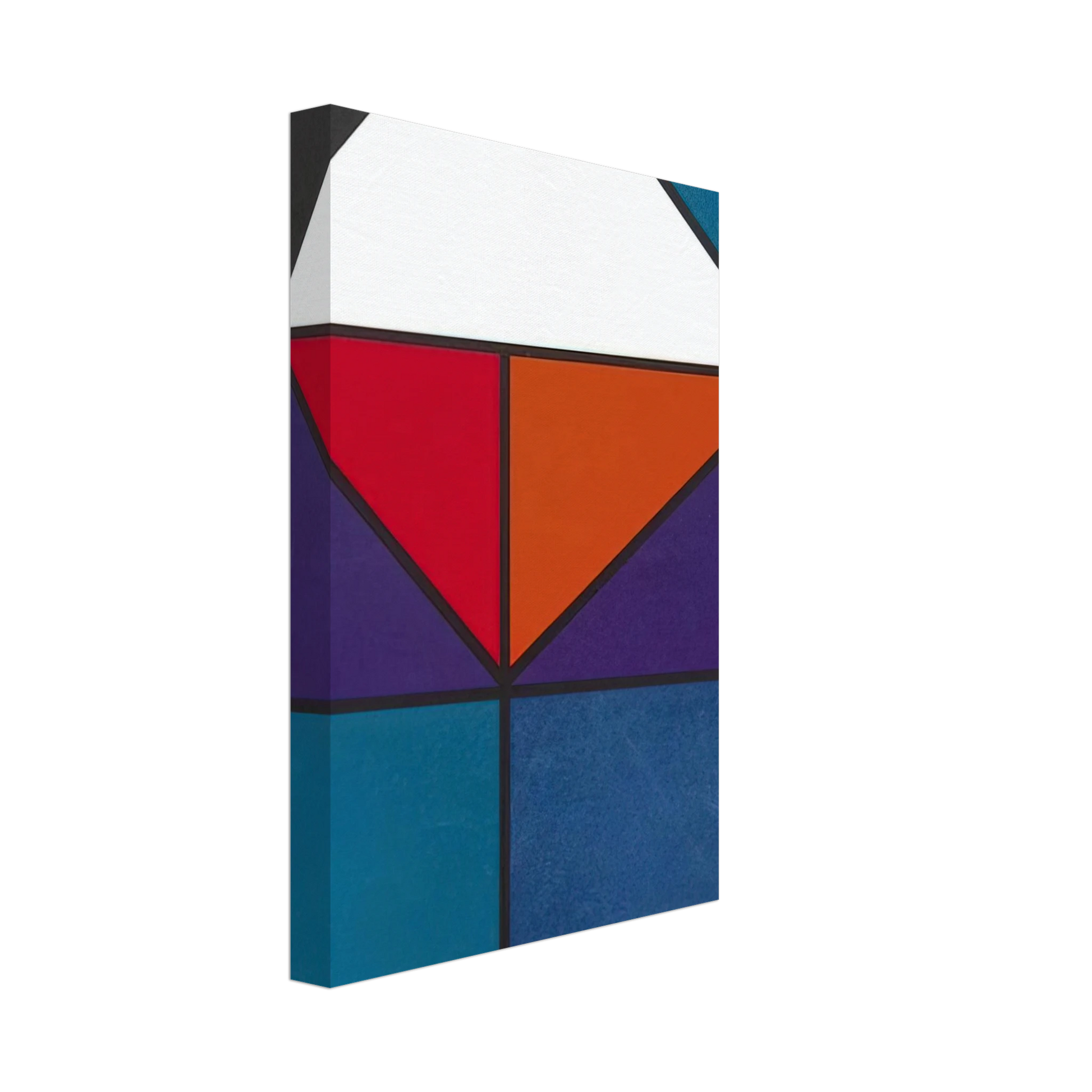 Johannes Itten - Plakat fur Ausstellung Baden-Baden - 1965 Canvas - 70x100 cm / 28x40 inches-canvas