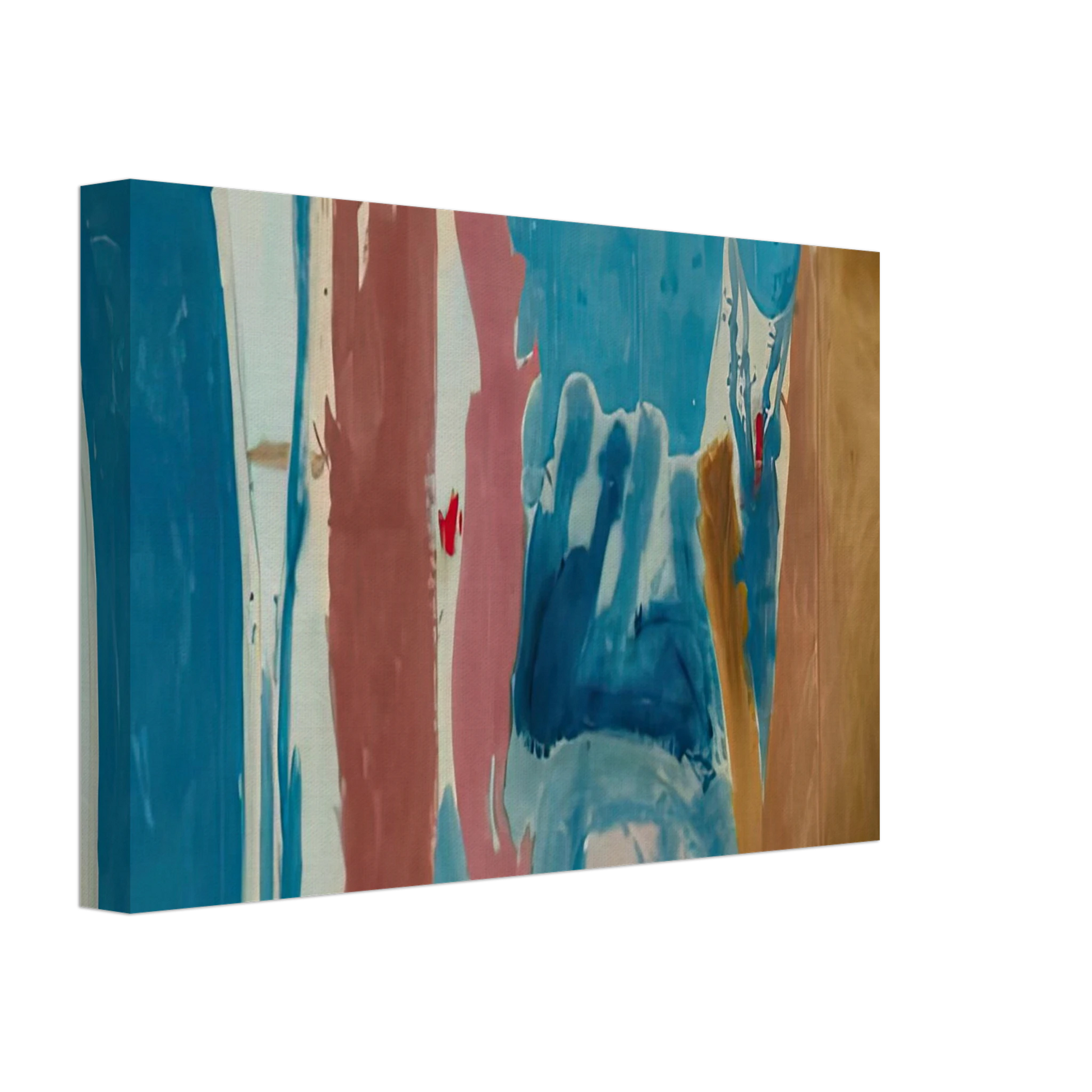 Helen Frankenthaler - Open Wall, 1953- Canvas - 70x100 cm / 28x40 inches-canvas