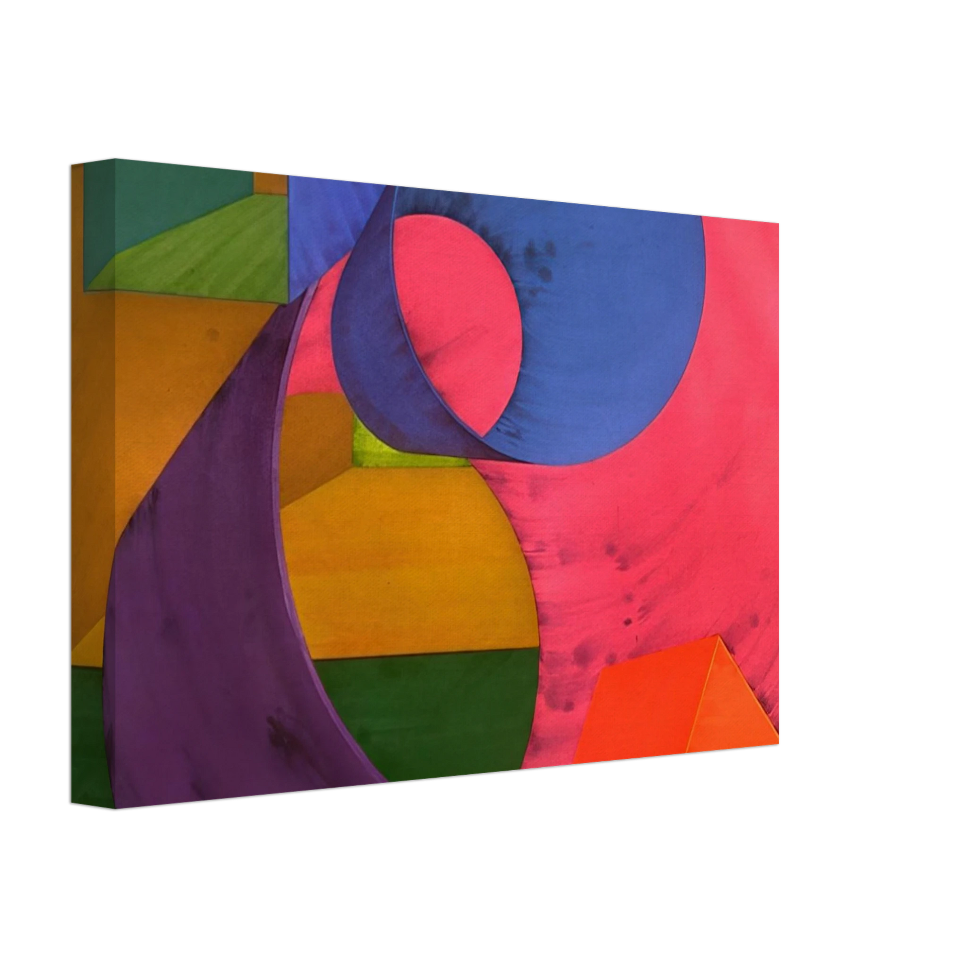 Al Held - Indigo Canvas - 40x60 cm / 16x24 inches-canvas