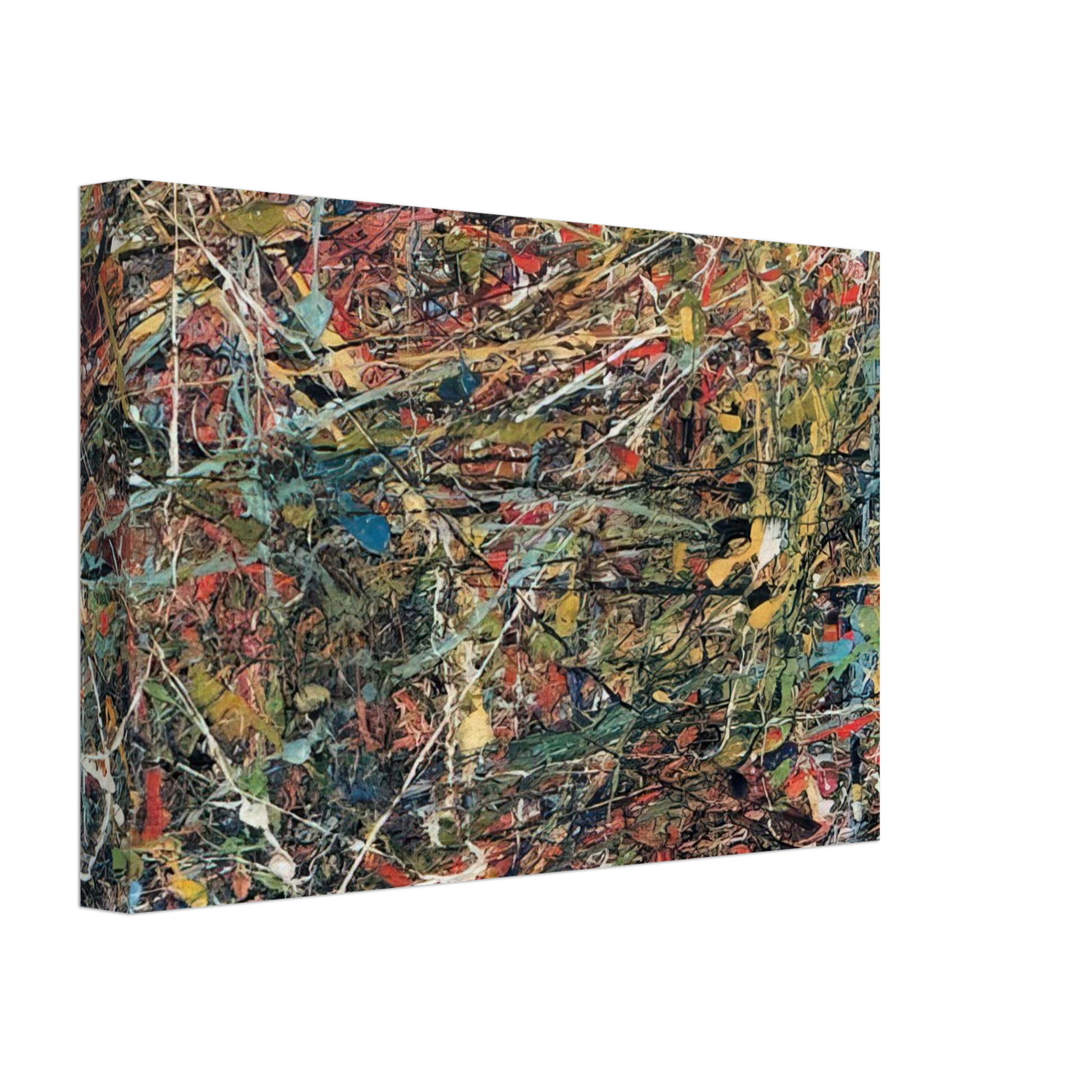 Jean-Paul Riopelle - Untitled Composition Canvas - 40x60 cm / 16x24 inches-canvas