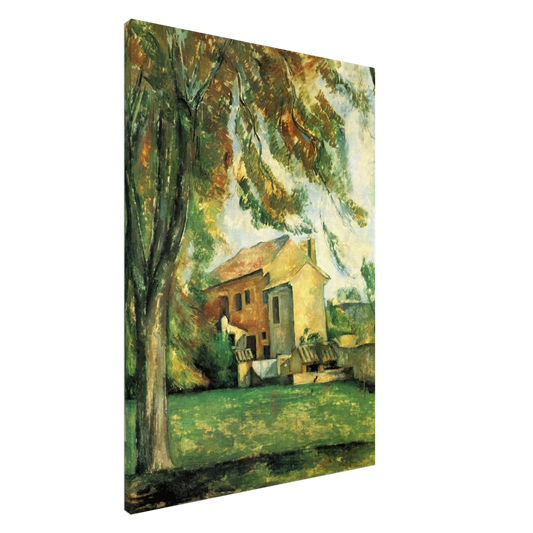 Paul Cezanne - The pond of the Jas de Bouffan Canvas - 20x30 cm / 8x12 inches-canvas