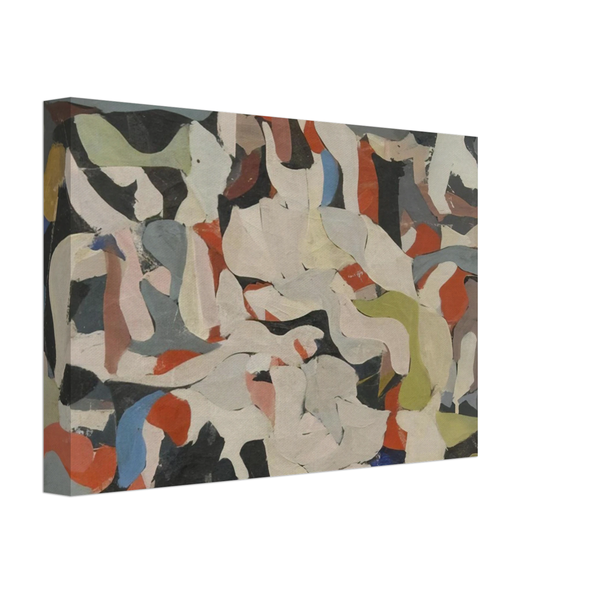 Robert Goodnough - Untitled - Abstract Expressionism Canvas - 40x60 cm / 16x24 inches-canvas