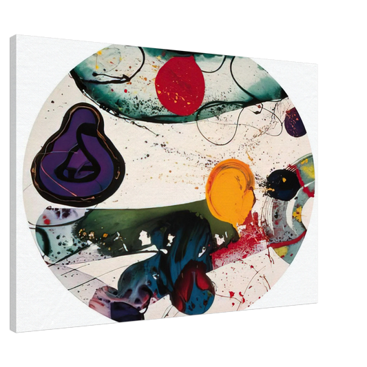 Sam Francis - Lollipop  SF88-250  Canvas - 20x30 cm / 8x12 inches-canvas