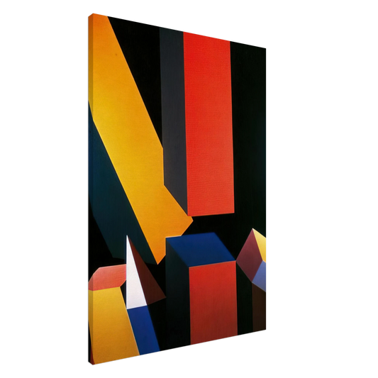 Miriam Schapiro - Byzantium - Hard Edge Painting Canvas - 20x30 cm / 8x12 inches-canvas