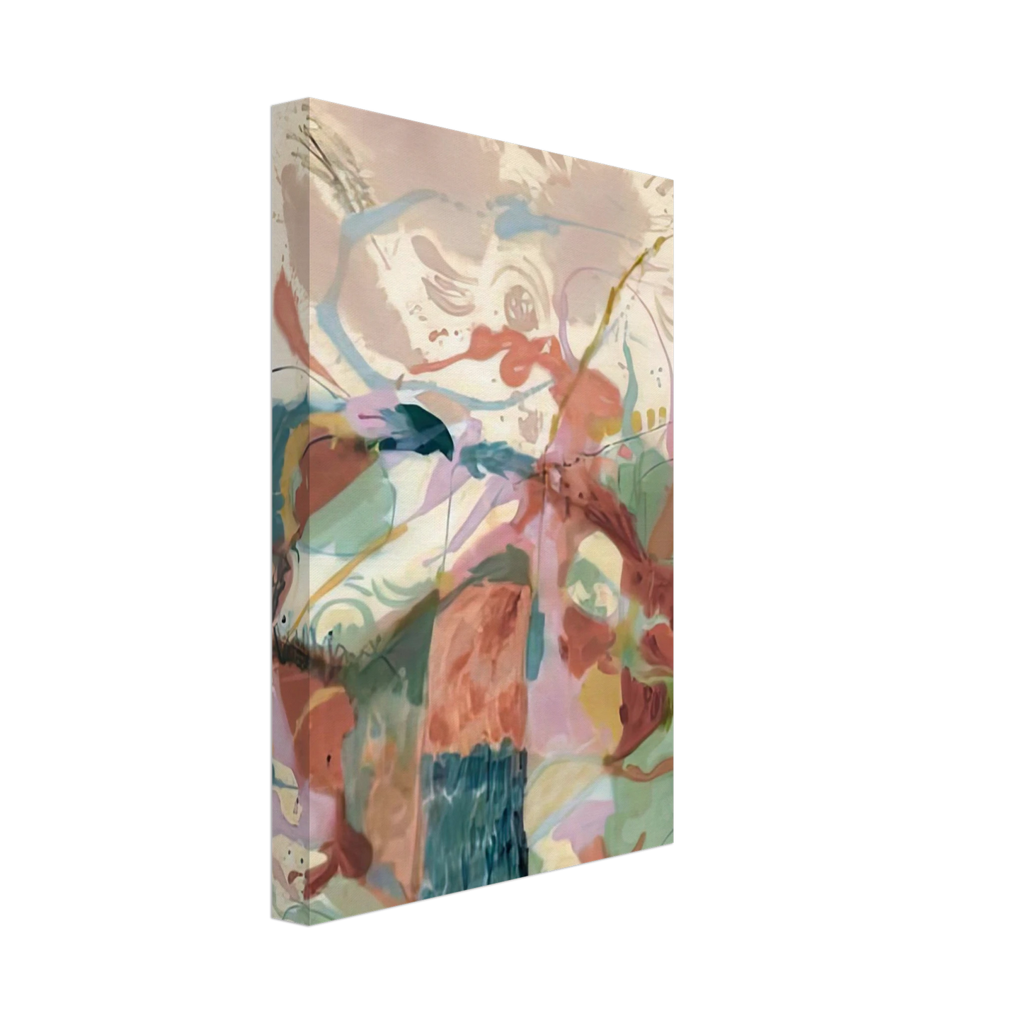 Helen Frankenthaler - Jacob's Ladder, 1957- Canvas - 40x60 cm / 16x24 inches-canvas