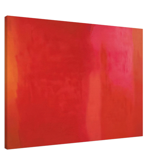Esteban Vicente - RED FIELD 1972 Canvas - 20x30 cm / 8x12 inches-canvas