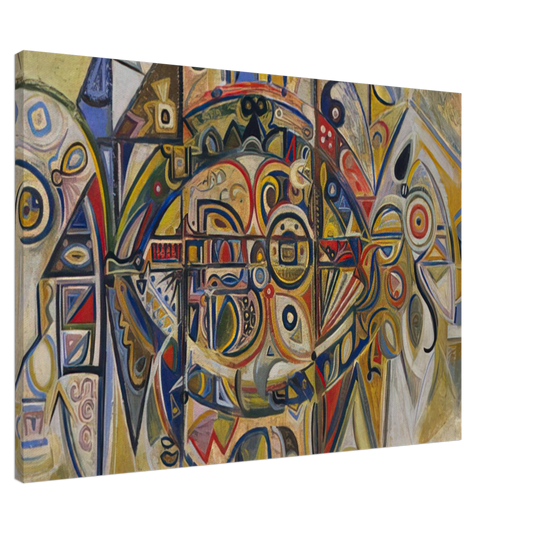 Richard Pousette-Dart - Desert Canvas - 20x30 cm / 8x12 inches-canvas