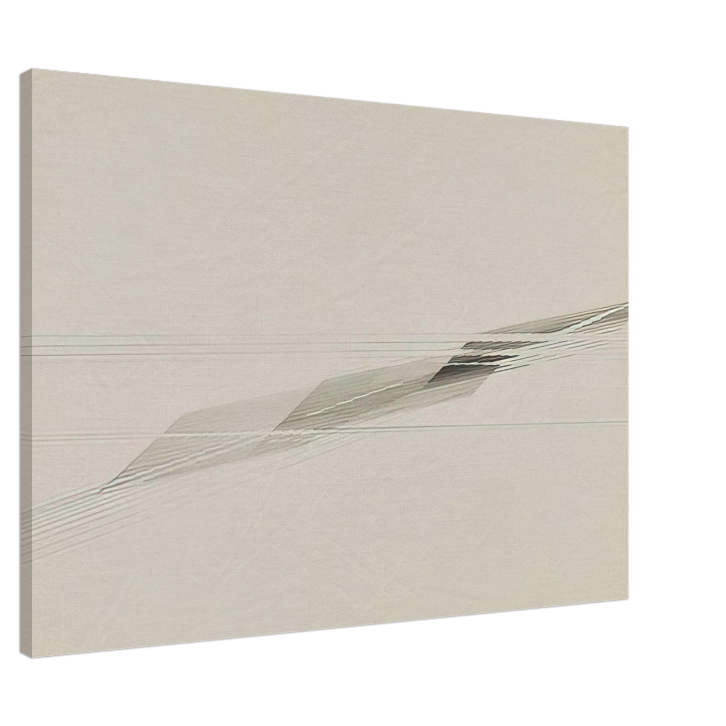 Nasreen Mohamedi - Untitled - Minimalism Canvas - 20x30 cm / 8x12 inches-canvas